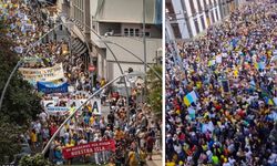 Thousands of people protested mass tourism in Spain