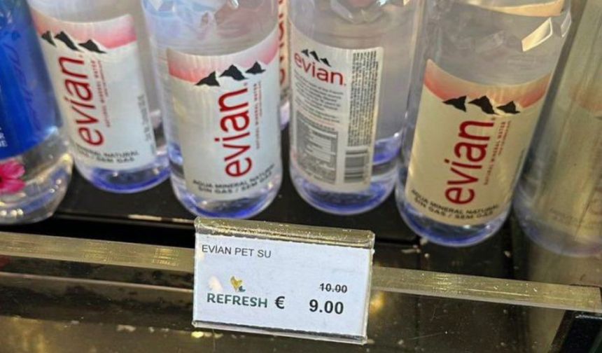 Outrage over €9 bottle of water at Sabiha Gökçen Airport
